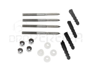 KIT PARAFUSOS FIXAÇAO SANITA INOX