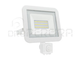 PROJECTOR LED ALUMINIO BRANCO 50W C/SENSOR IP65 27366 MATEL